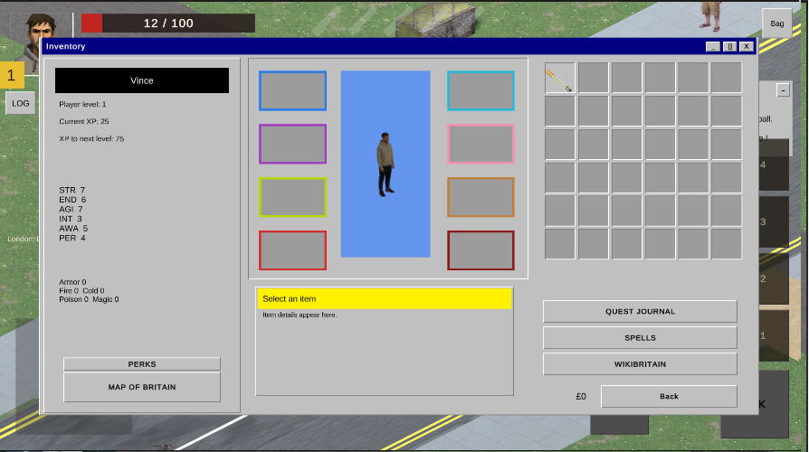 GBH England — gameplay screenshot