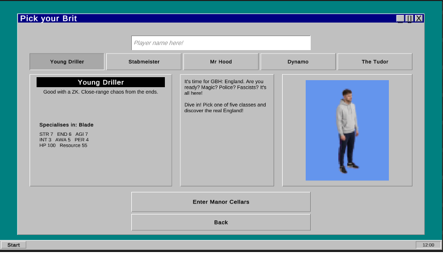 GBH England — gameplay screenshot